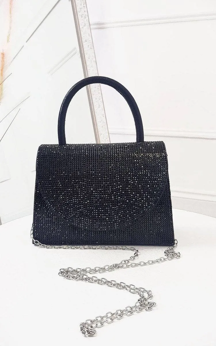Diamante Embellished Handbag sold by Beagle Boutique product image thumbnail 3