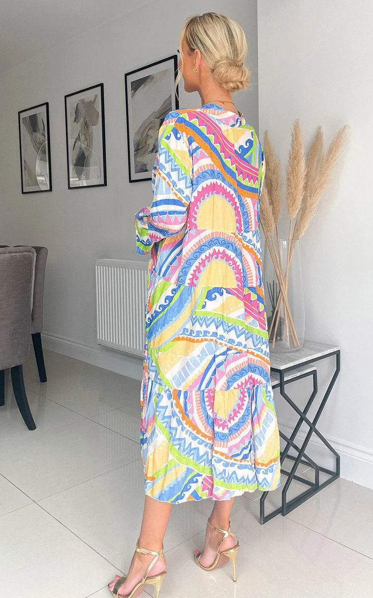 Printed Midi Dress sold by Beagle Boutique product image thumbnail 2