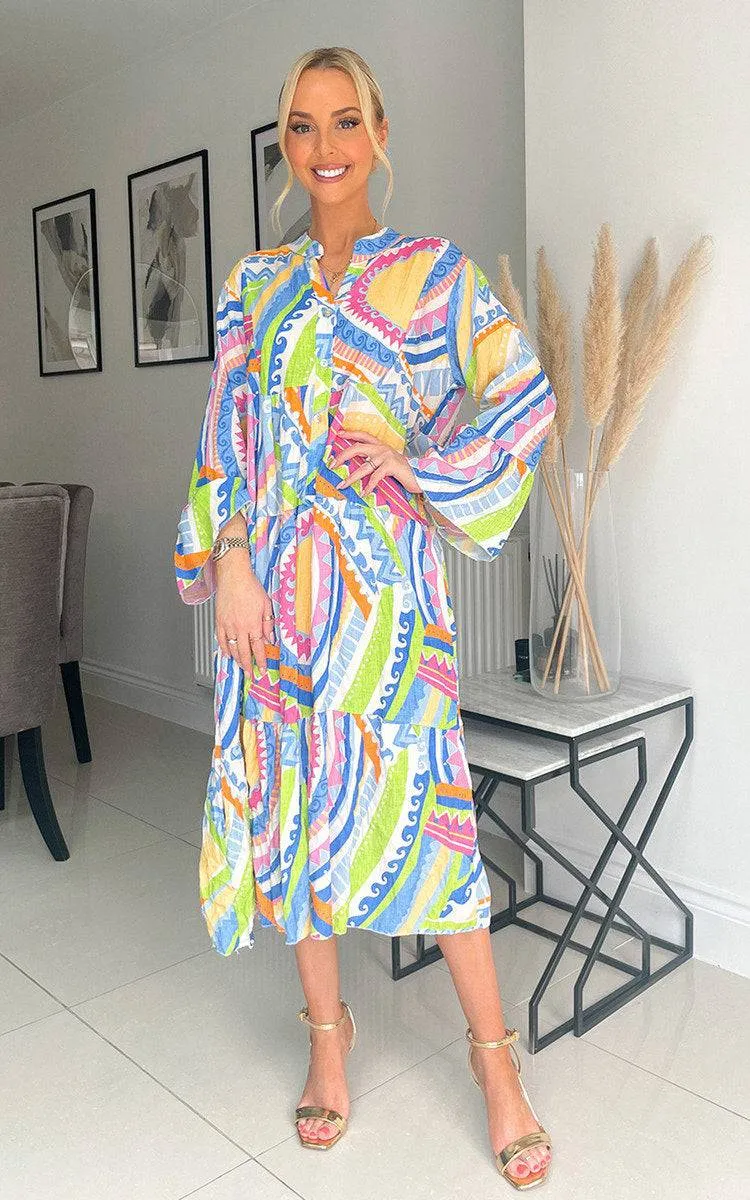 Printed Midi Dress sold by Beagle Boutique