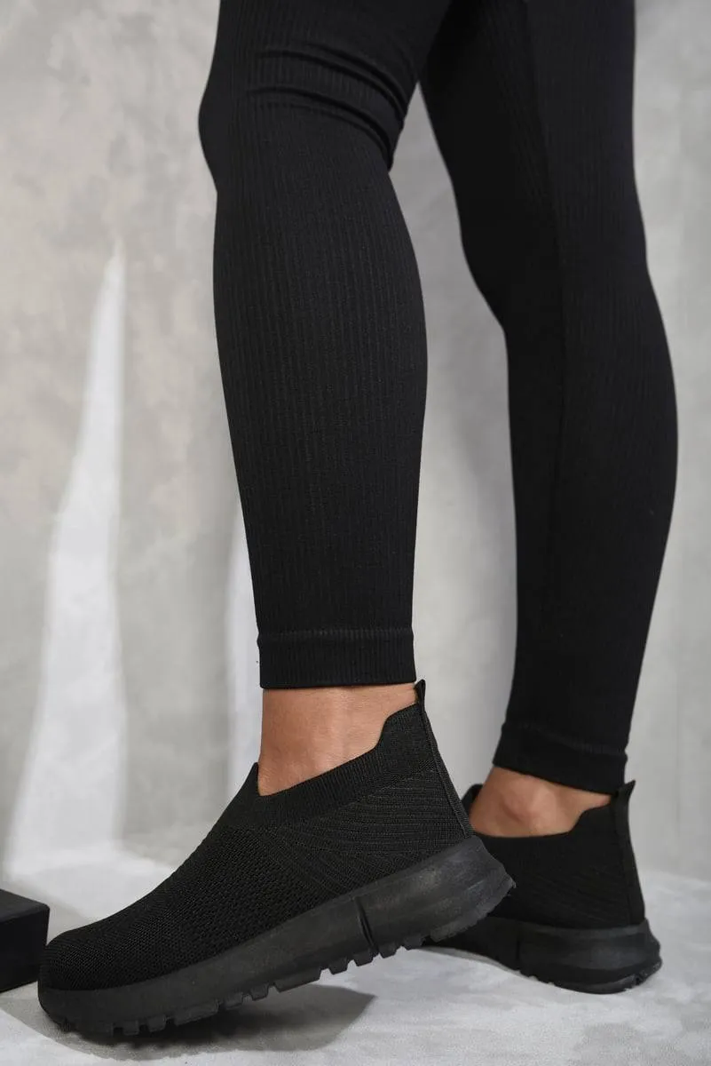 Knit Slip-On Zip Trainers sold by Beagle Boutique product image thumbnail 3