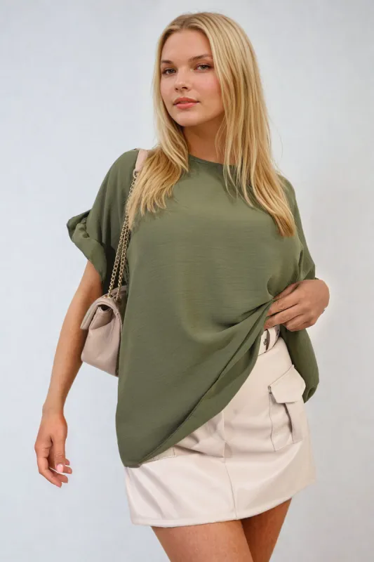 Frill Sleeve Top sold by Beagle Boutique