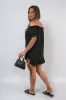 Cinched Sleeve Off Shoulder Top sold by Beagle Boutique