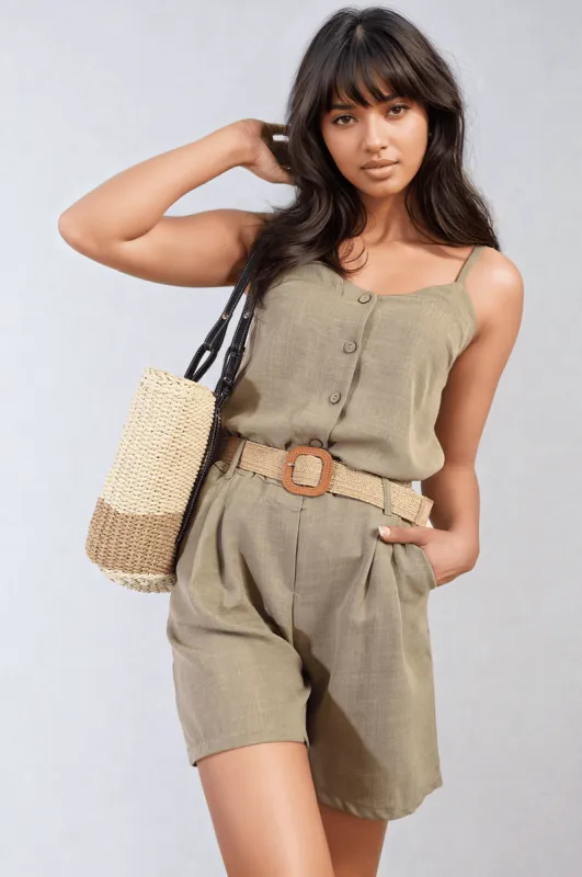 Belted High Waist Shorts sold by Beagle Boutique
