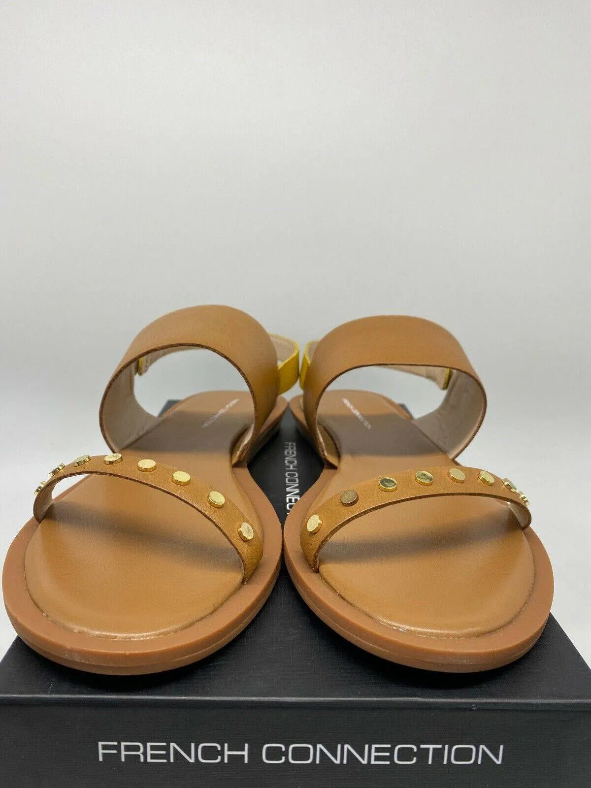 French Connection Leather Flat Strappy Sandals RRP £75 Sizes: 4 5 6 sold by Beagle Boutique product image thumbnail 3