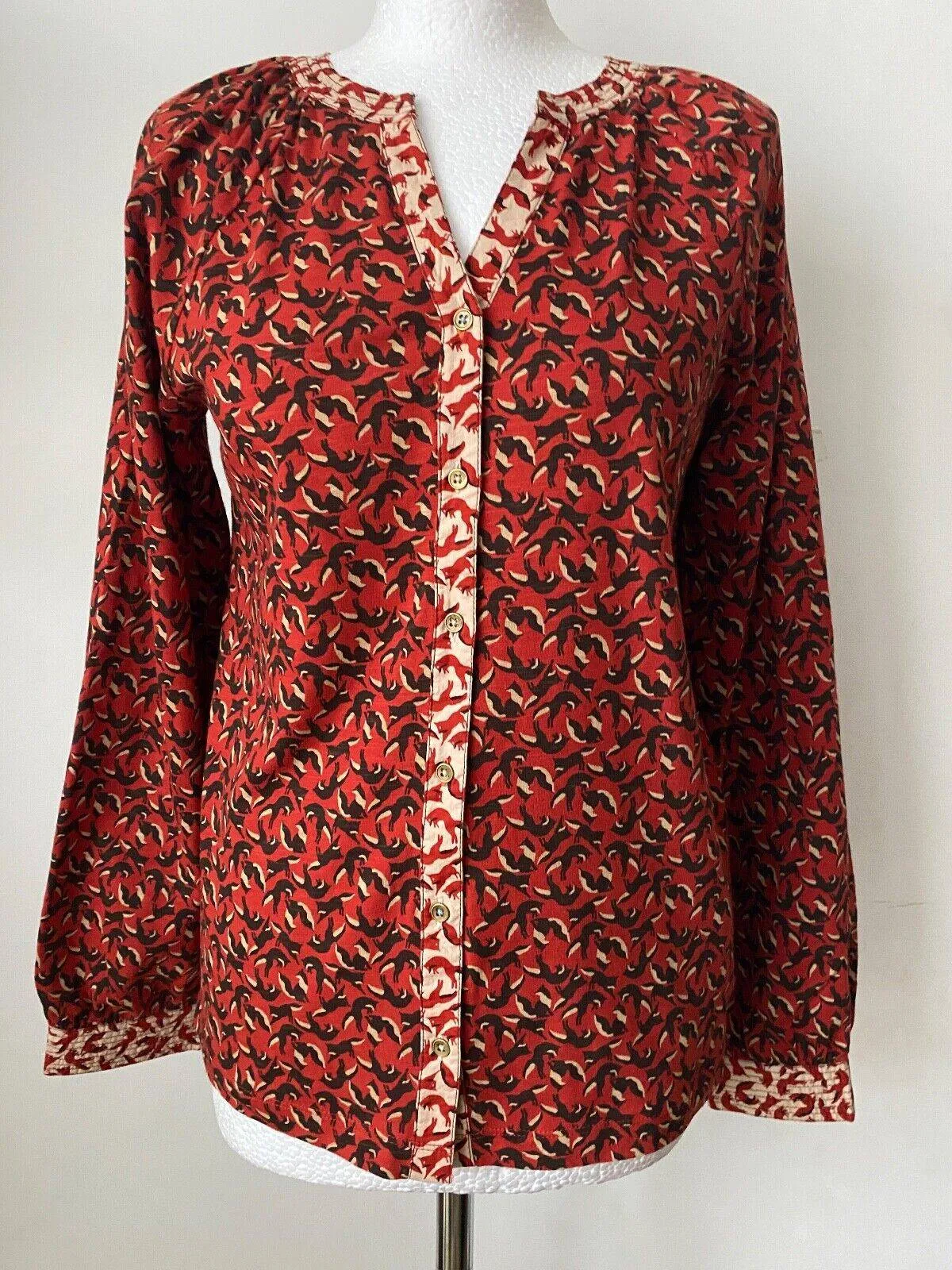 White Stuff Lilly Printed Jersey Top Sizes 10, 12 sold by Beagle Boutique