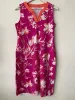 Isaac Mizrahi Live! Print Floral Sleeveless Dress S, M Pink or Green sold by Beagle Boutique