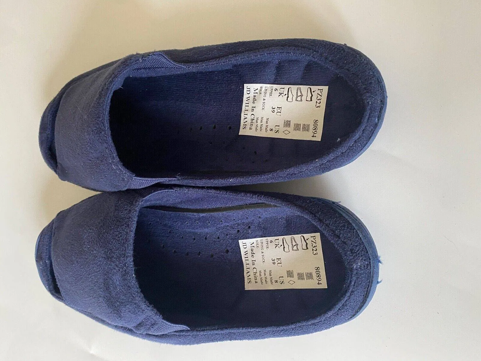 JD Williams Dark Blue Slippers Size 6 sold by Beagle Boutique product image thumbnail 3