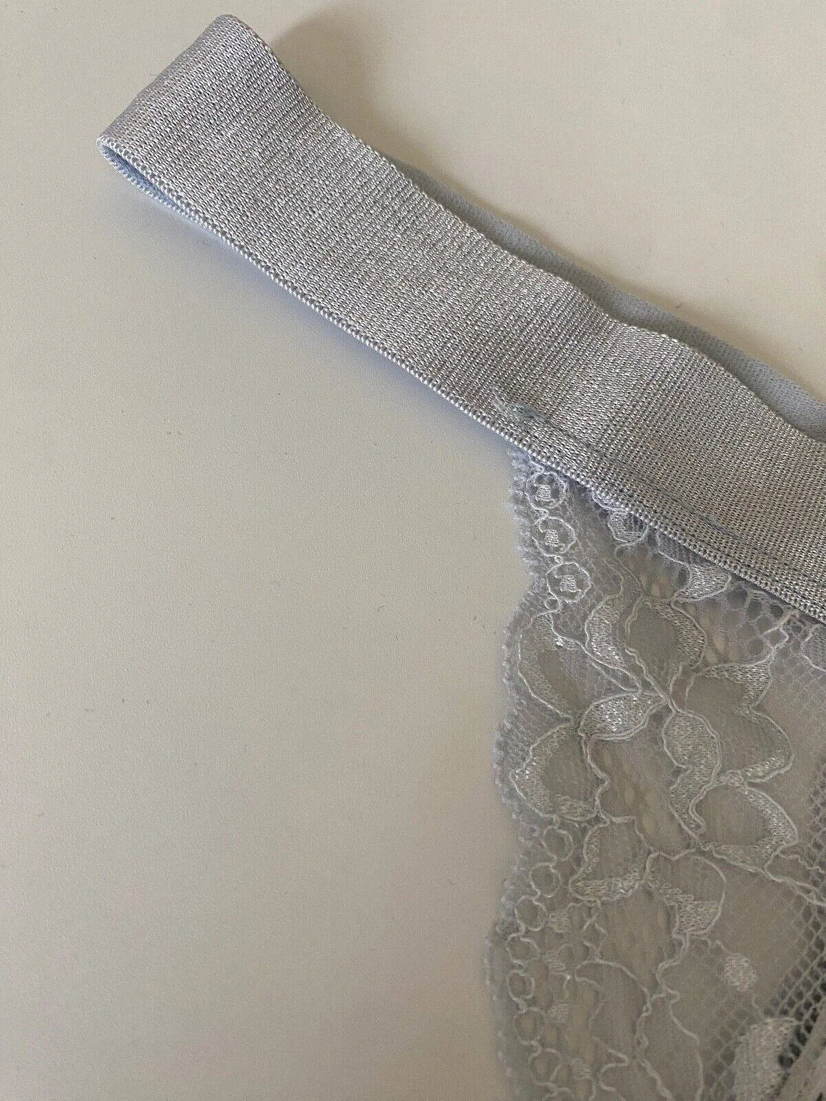 Topshop Thong Light Blue Knickers Briefs Size 6 UK Lace sold by Beagle Boutique product image thumbnail 2