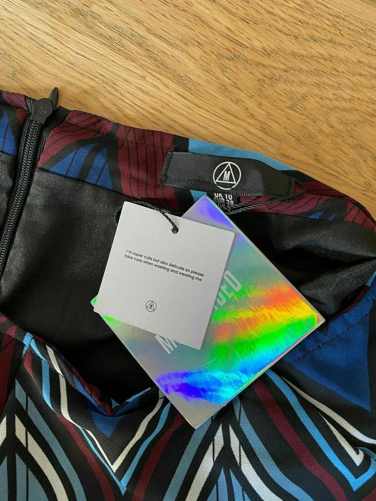 Missguided Shorts Sizes: 8, 10 Chevron Print Chiffon Lined sold by Beagle Boutique product image thumbnail 5