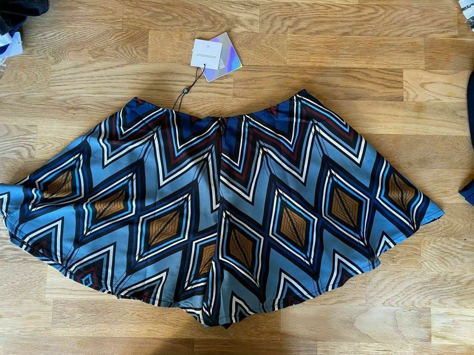 Missguided Shorts Sizes: 8, 10 Chevron Print Chiffon Lined sold by Beagle Boutique product image thumbnail 3