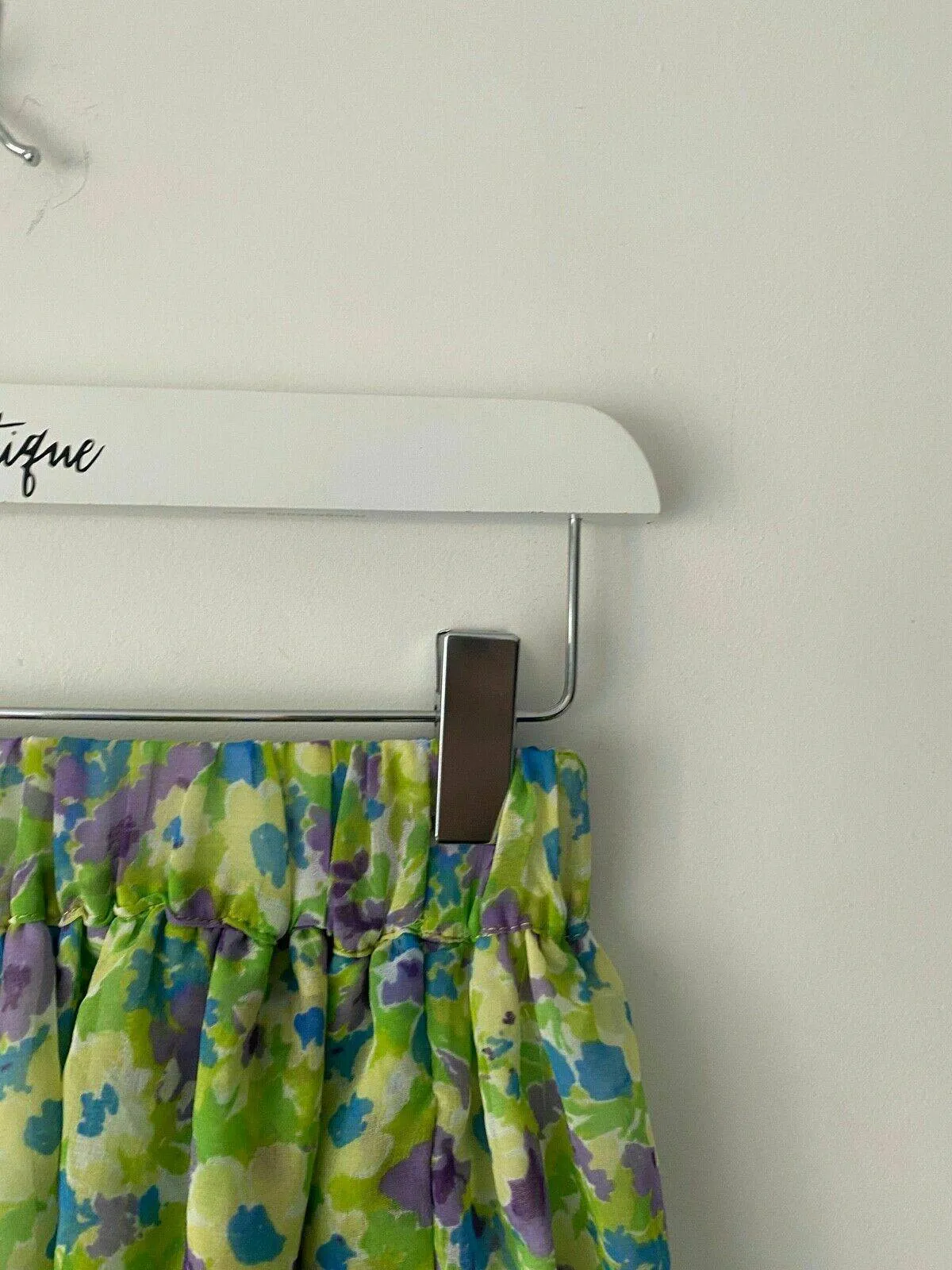 Ex High Street Mini Skirt Chiffon Lined Floral Size S sold by Beagle Boutique product image thumbnail 3