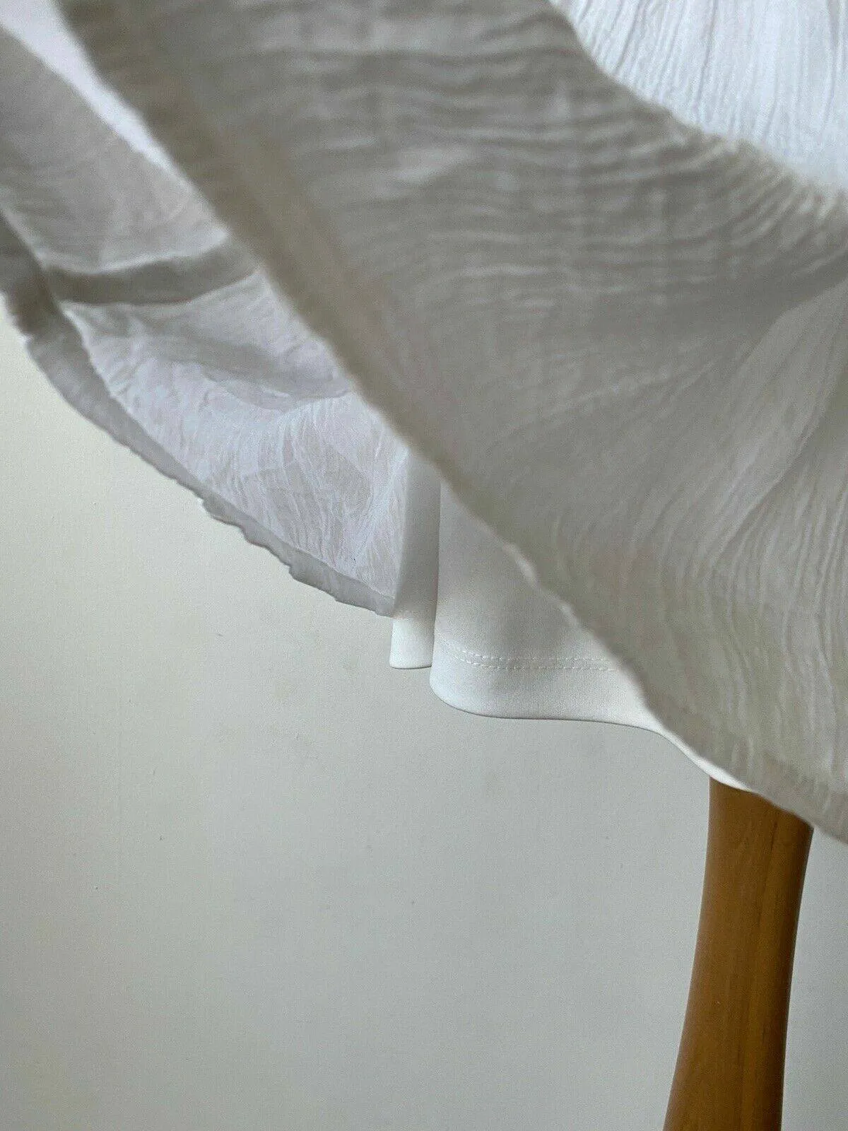 even&odd White Summer Dress Size M ( 10 ) Crinkle and Lace sold by Beagle Boutique product image thumbnail 3