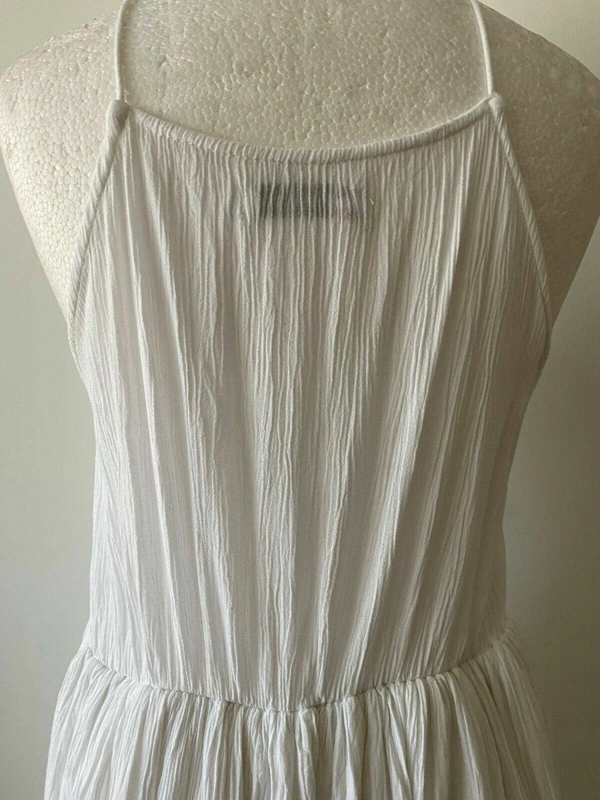 even&odd White Summer Dress Size M ( 10 ) Crinkle and Lace sold by Beagle Boutique product image thumbnail 5