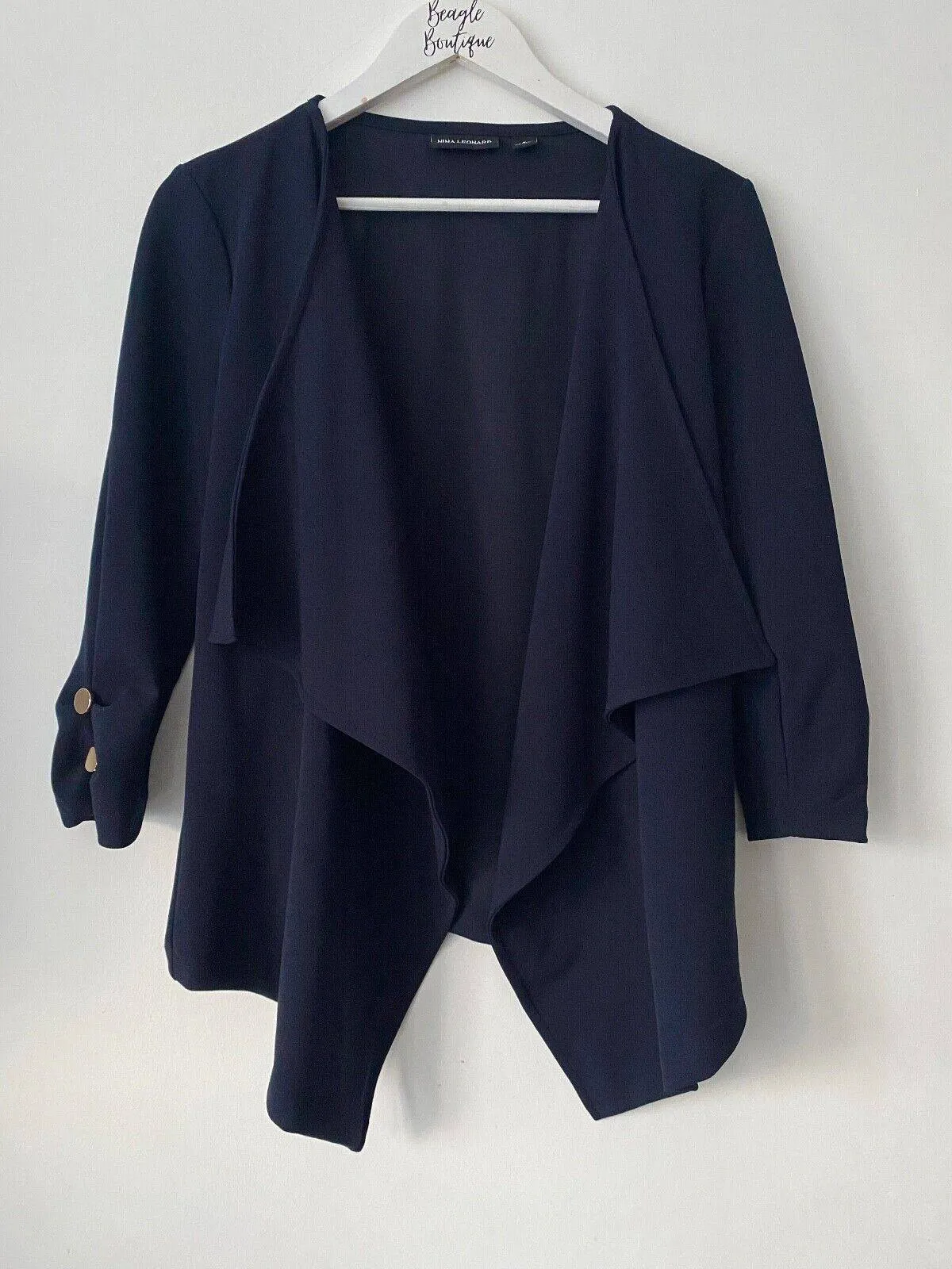 Nina Leonard Waterfall Jacket sold by Beagle Boutique product image thumbnail 2