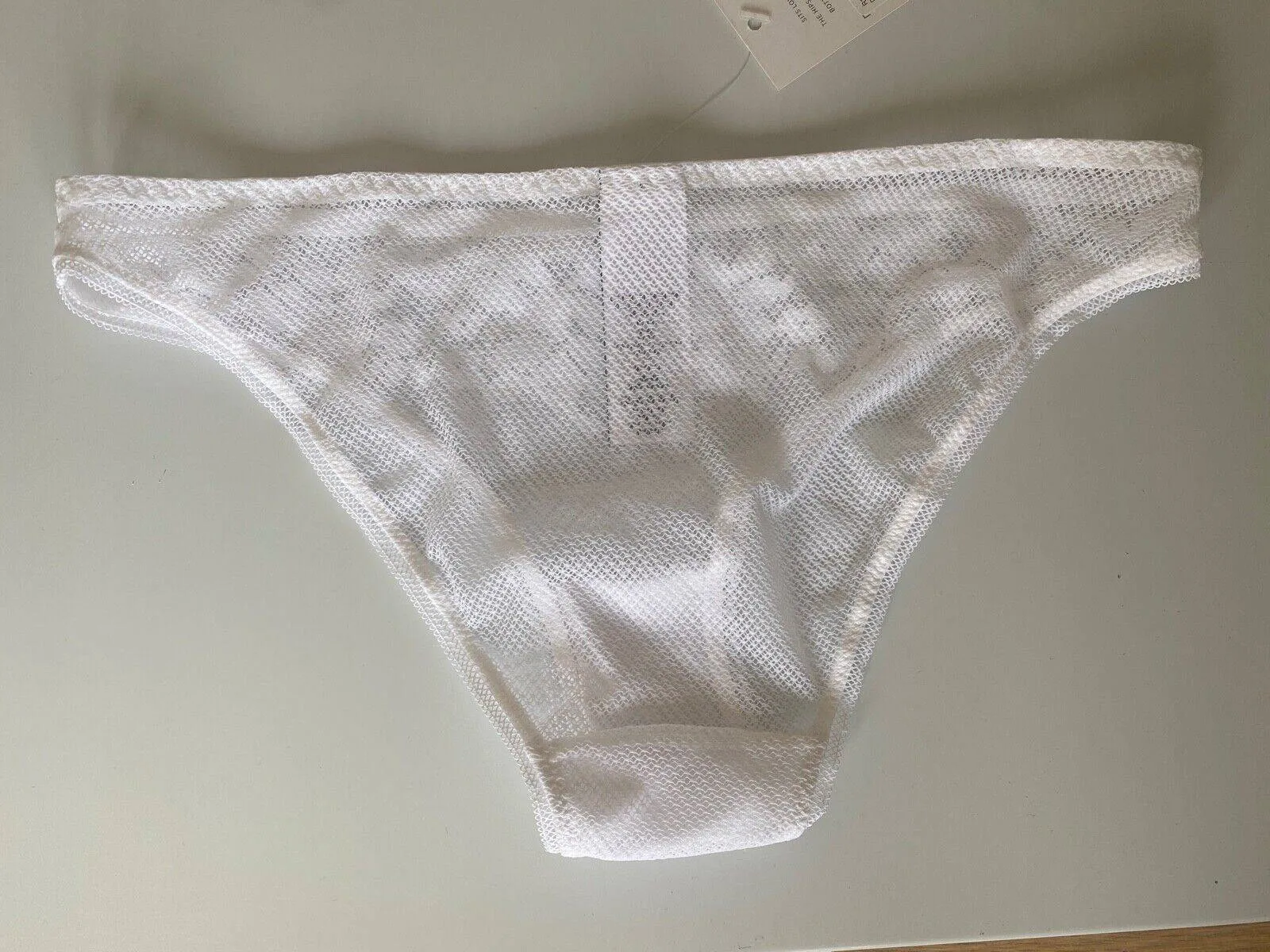 Next Lingerie The Brazilian White Lace Mesh Briefs White 6 8 sold by Beagle Boutique product image thumbnail 2