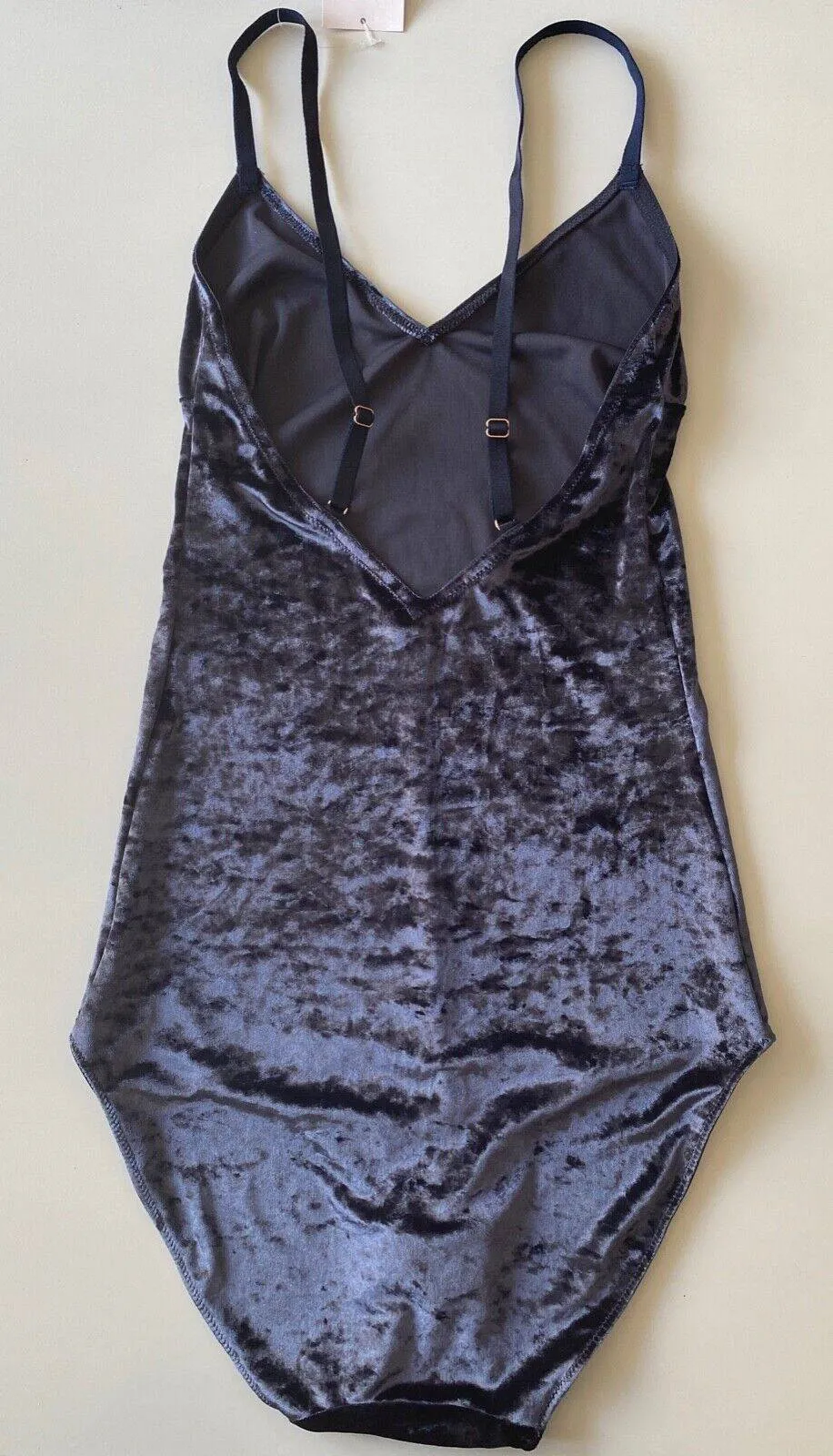 NEXT Lingerie Non-Padded Non-Wired Body Dark Blue Velvet Sizes 10 12 14 16 18 sold by Beagle Boutique product image thumbnail 4