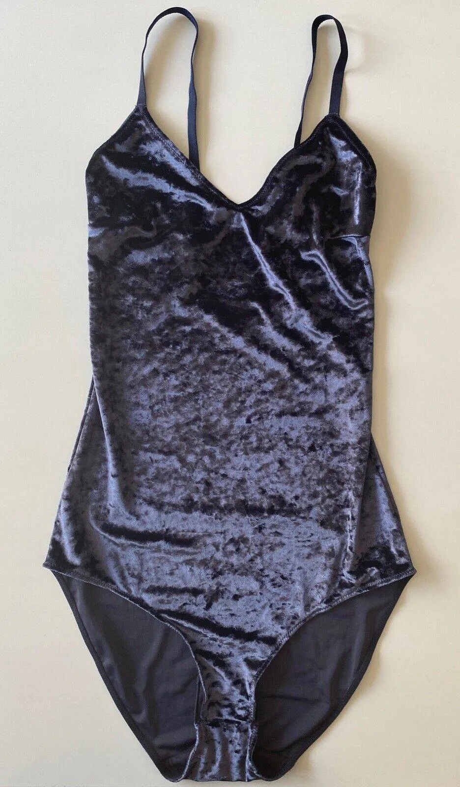 NEXT Lingerie Non-Padded Non-Wired Body Dark Blue Velvet Sizes 10 12 14 16 18 sold by Beagle Boutique