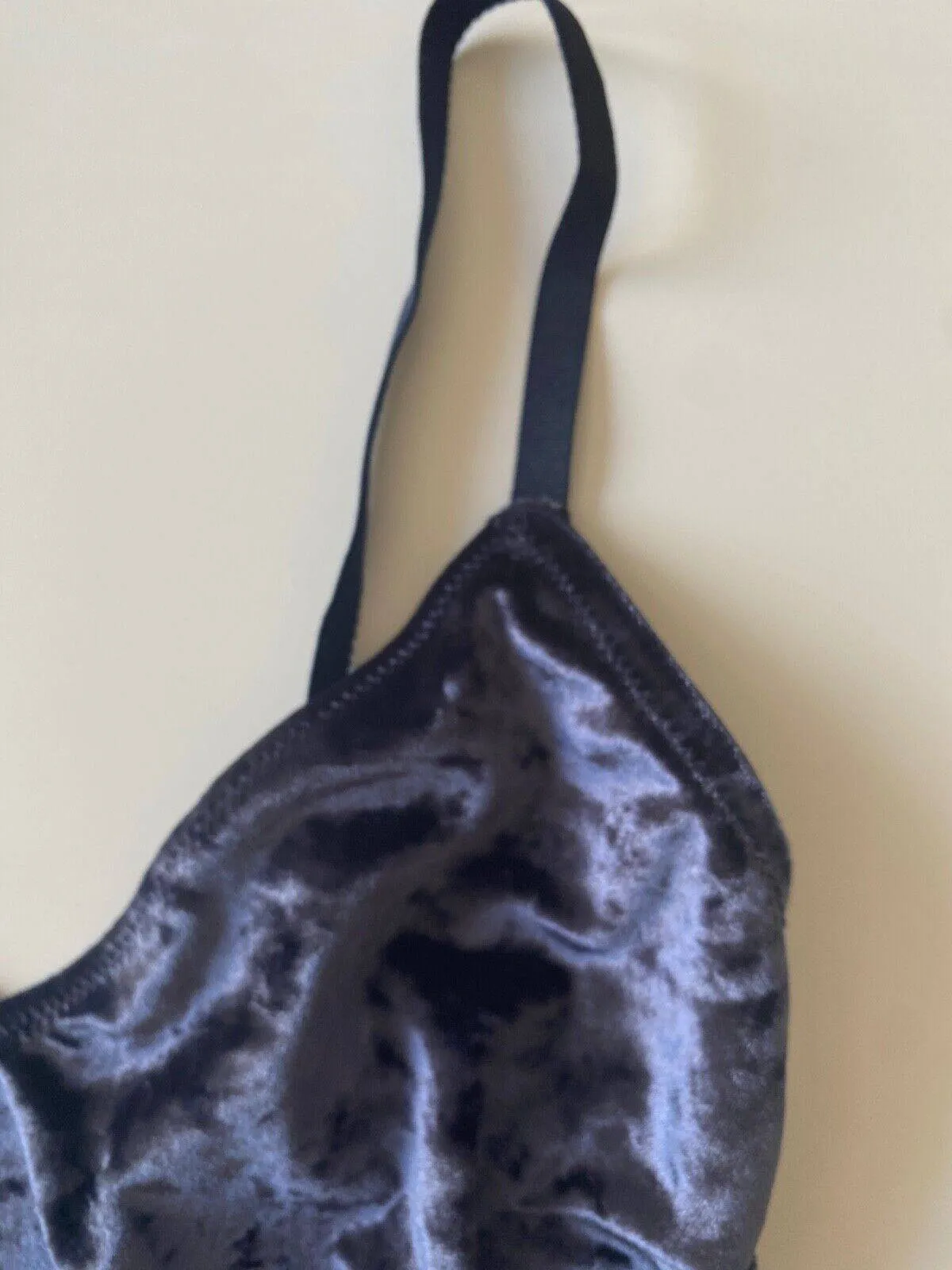NEXT Lingerie Non-Padded Non-Wired Body Dark Blue Velvet Sizes 10 12 14 16 18 sold by Beagle Boutique product image thumbnail 2