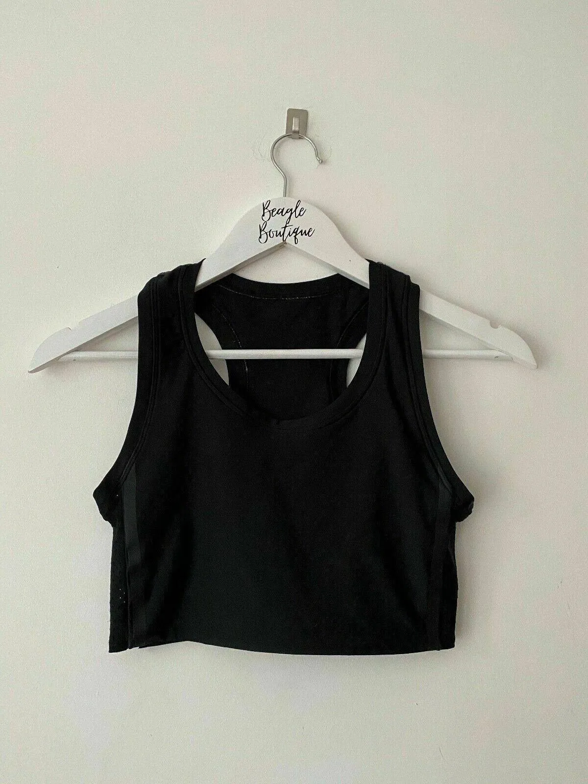 Crop Top Racer Tank Top Floral Design Size 8 sold by Beagle Boutique product image thumbnail 3