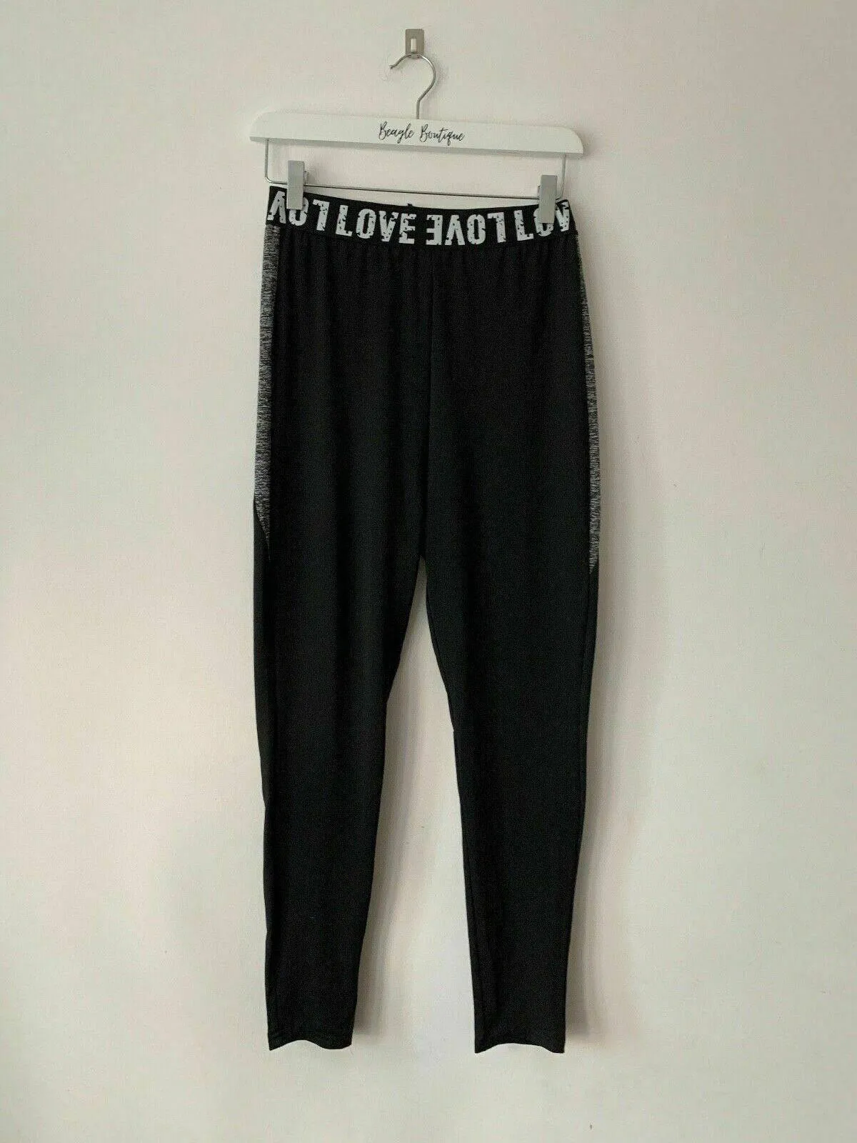ROMWE Colour Block Letter Print Waistband Leggings Size S 8 sold by Beagle Boutique product image thumbnail 3