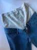 Julia Medium Blue Slim Maternity Jeans Size W32" Size 12 sold by Beagle Boutique
