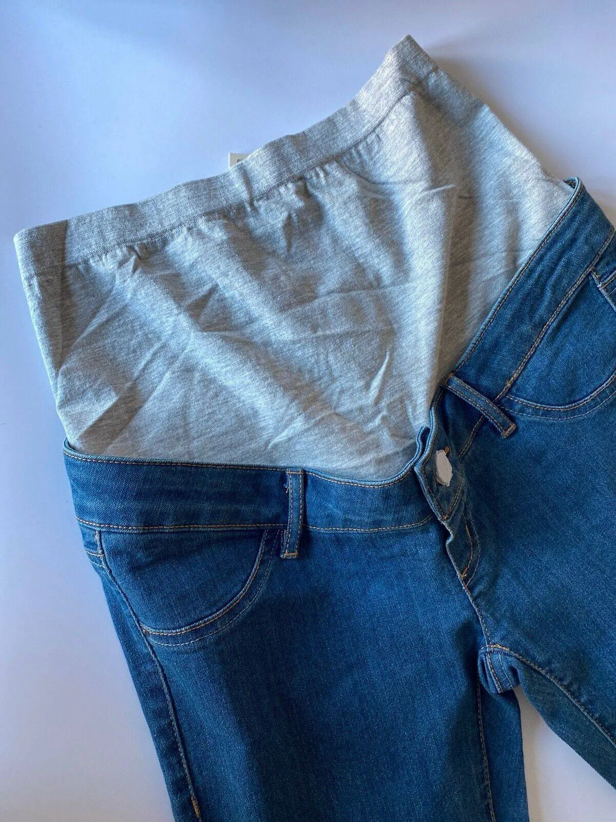 mama:licious Blue Slim Maternity Jeans Size W32" Size 12 sold by Beagle Boutique product image thumbnail 3