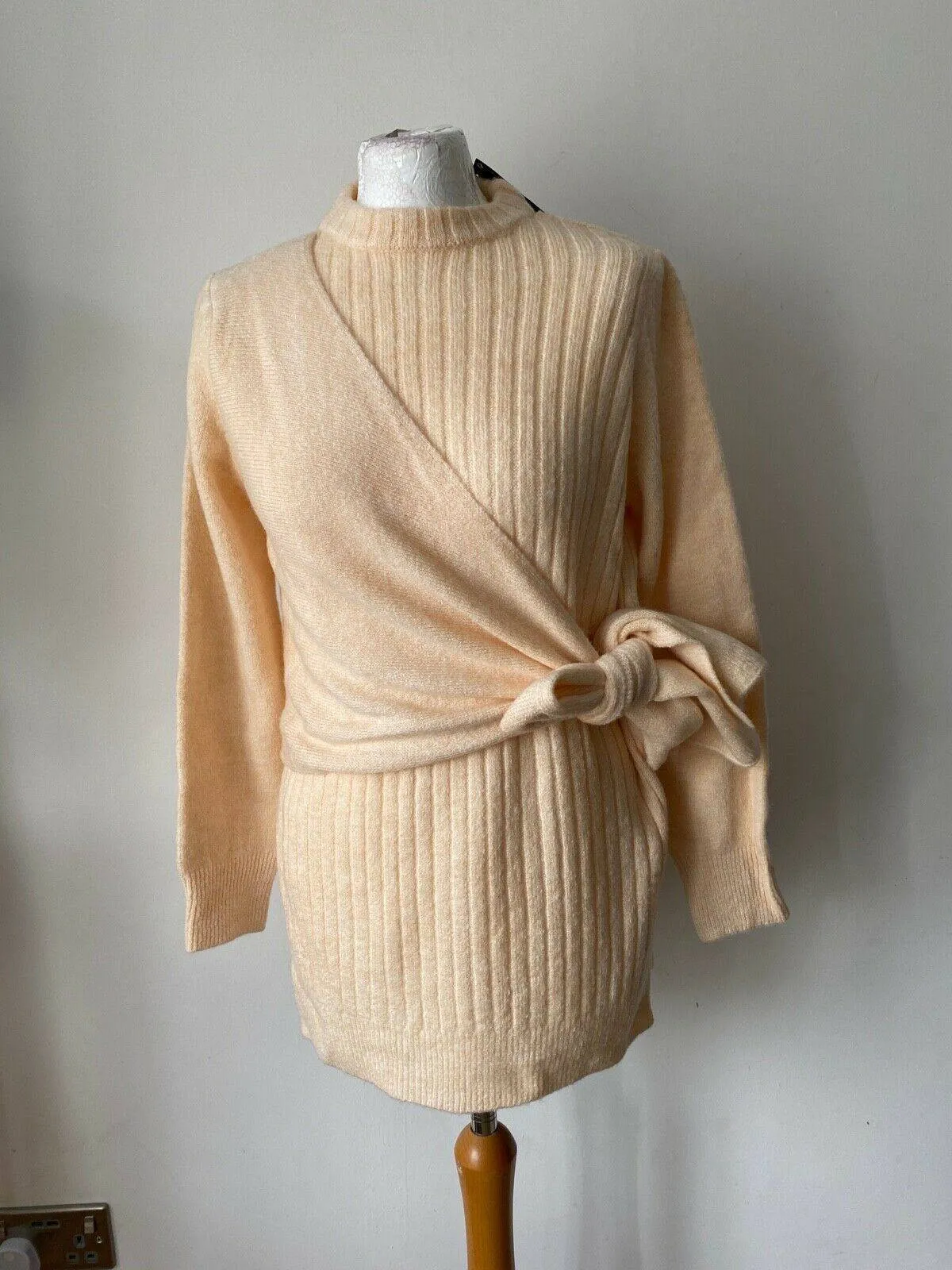 M&S Tie Front Round Neck Jumper sold by Beagle Boutique