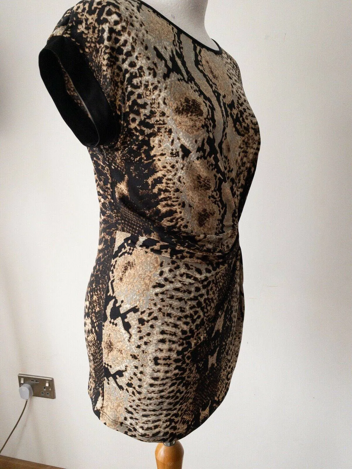 George Animal Print Top Ruched Size 10 / 12 sold by Beagle Boutique product image thumbnail 3