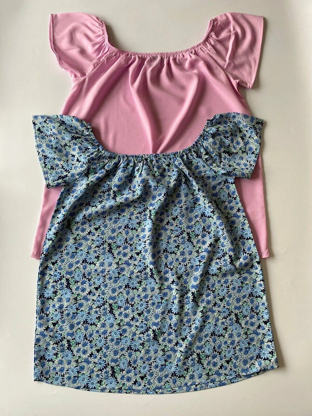 STUDIO 2 Pack Tops Off shoulder 1 floral 1 pink sold by Beagle Boutique