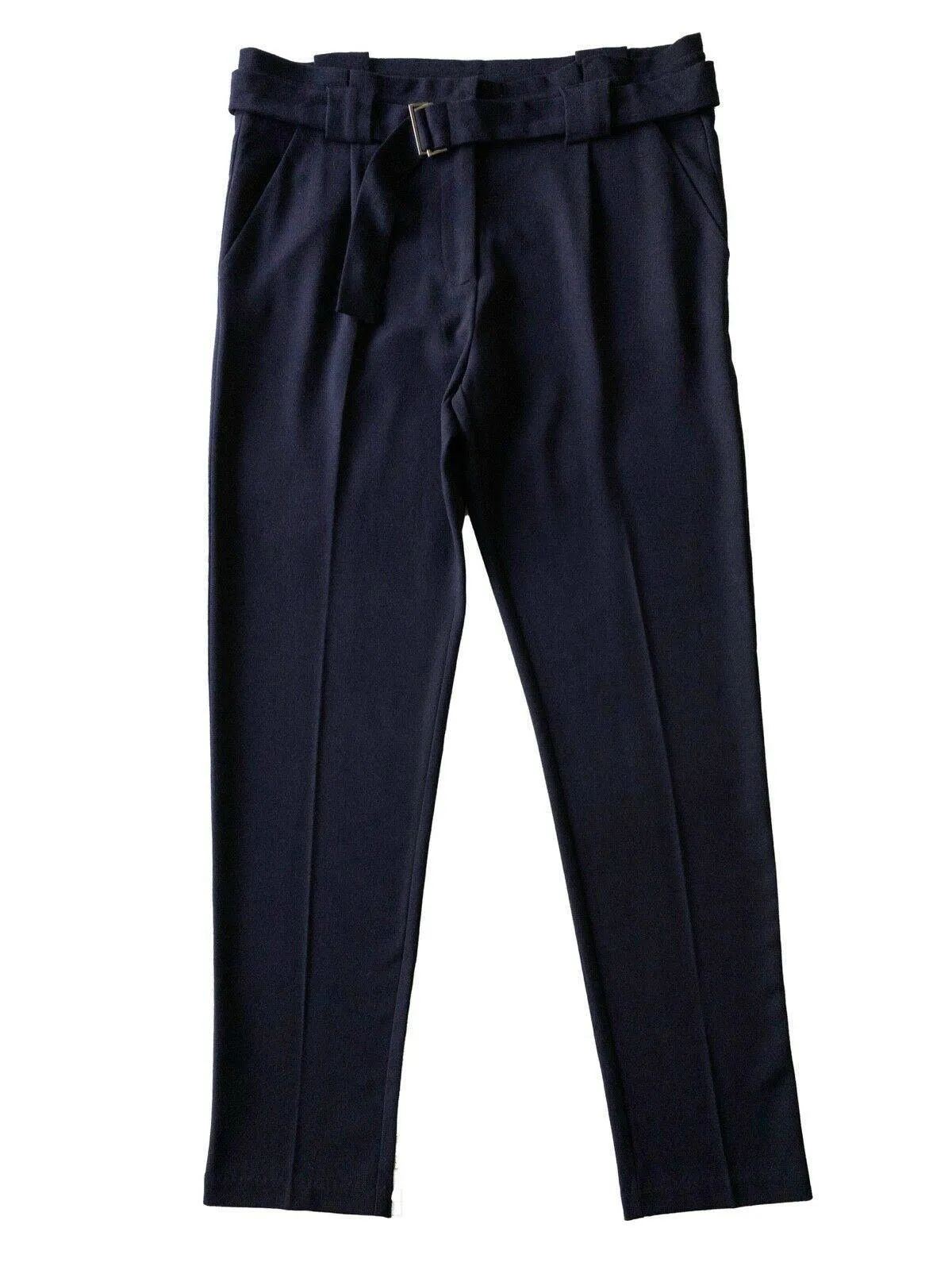 Grace & Mila Navy Paperbag Trousers Size 8, 10, 12 sold by Beagle Boutique