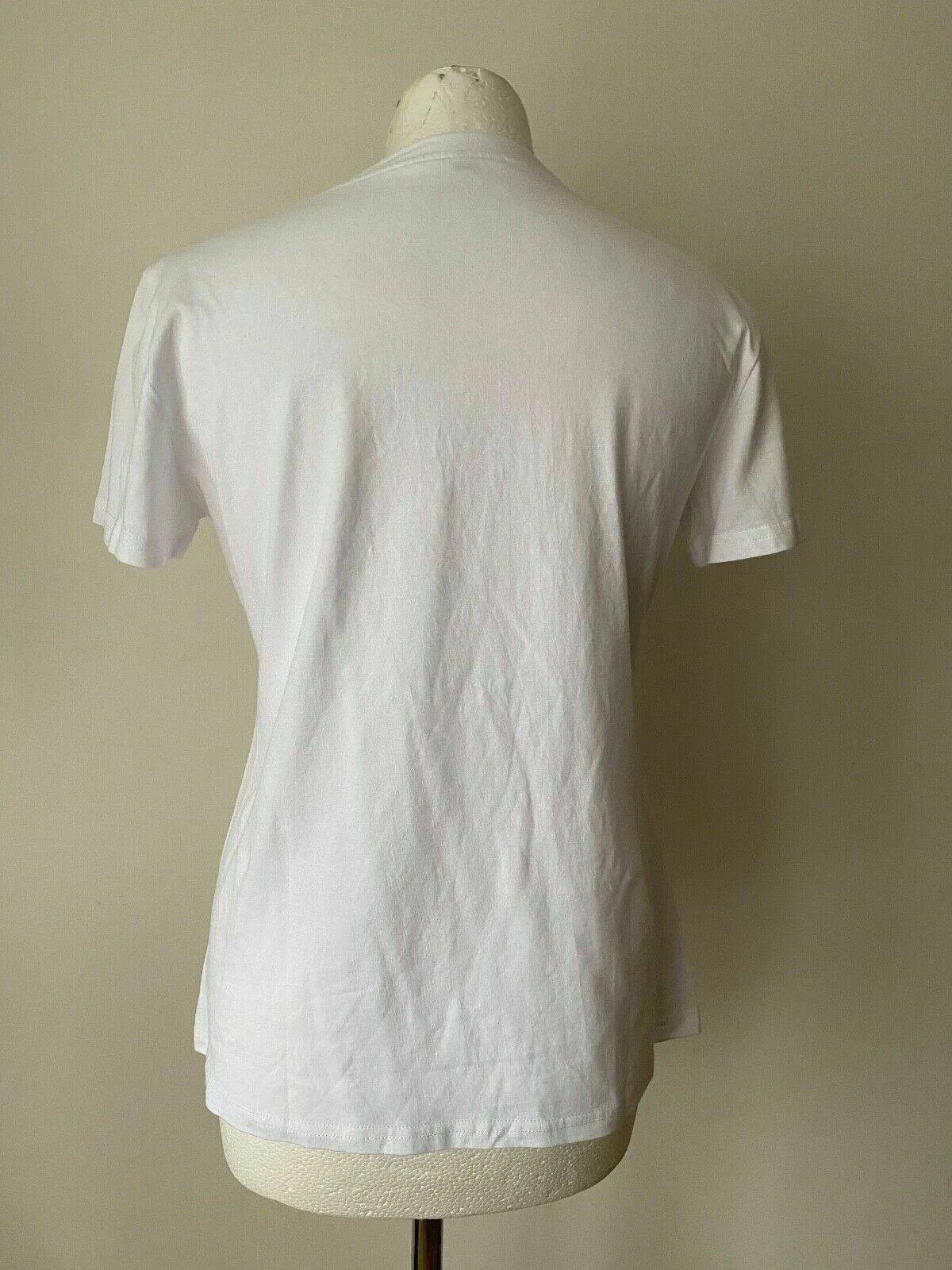 SHEIN White Butterfly & Slogan Graphic Tee Size L 12 - 14 T-Shirt sold by Beagle Boutique product image thumbnail 4