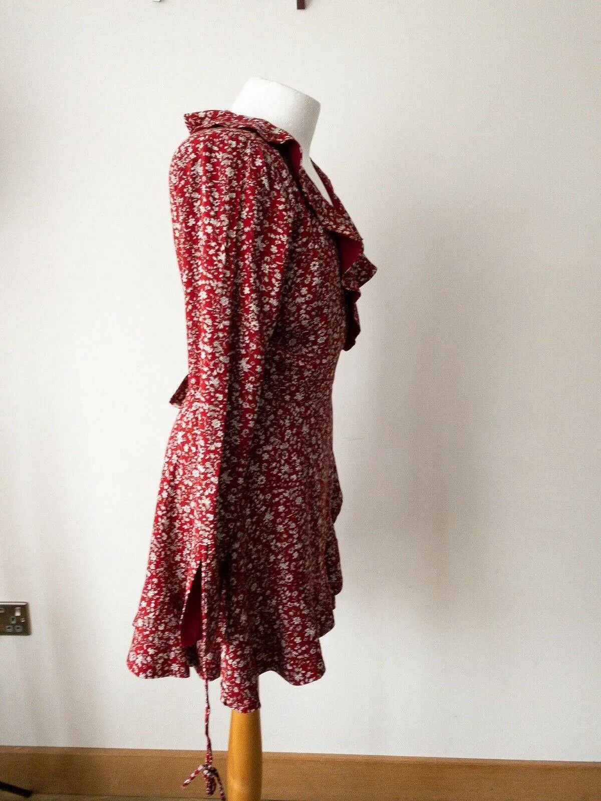 Seven Wonders Florence Wrap Dress Red Print Size 10 sold by Beagle Boutique product image thumbnail 4