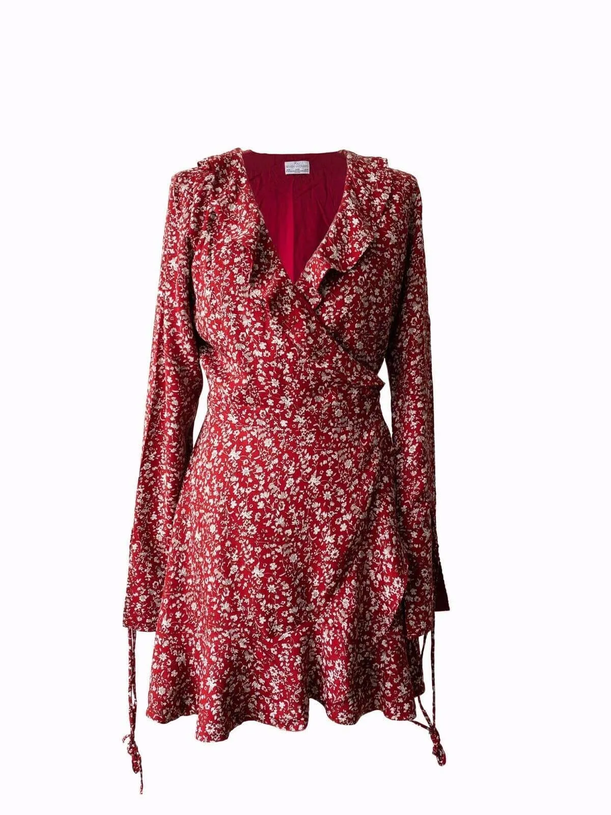 Seven Wonders Florence Wrap Dress Red Print Size 10 sold by Beagle Boutique
