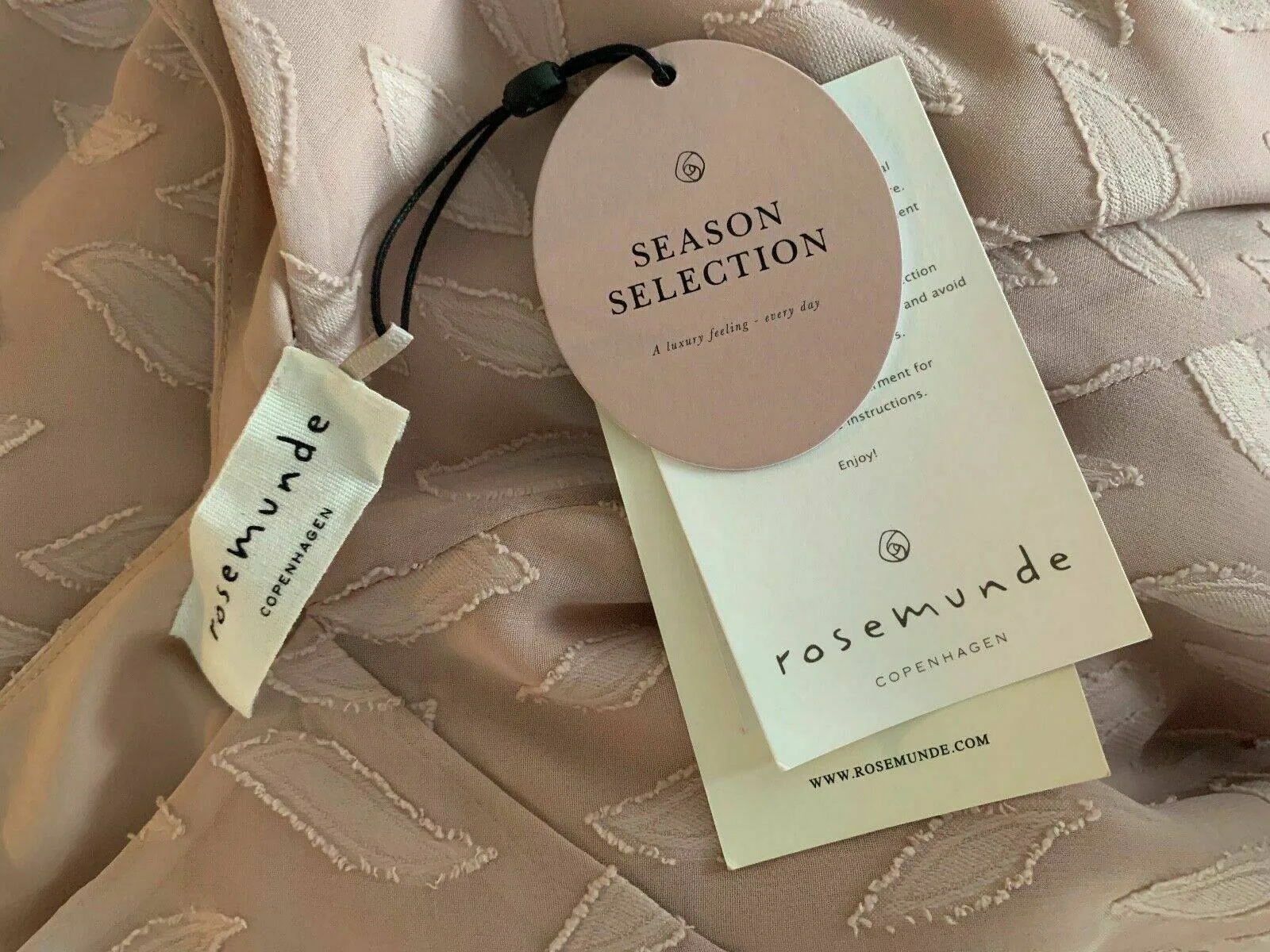 Rosemunde Coppengan Norma James Pink Dress Leaf Size 16 (EUR 44) RRP £155 sold by Beagle Boutique product image thumbnail 2