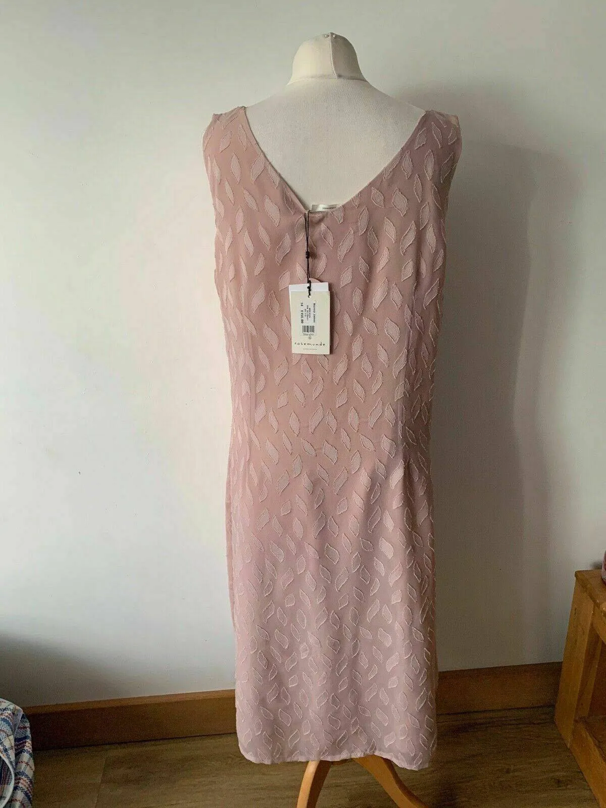Rosemunde Coppengan Norma James Pink Dress Leaf Size 16 (EUR 44) RRP £155 sold by Beagle Boutique product image thumbnail 5