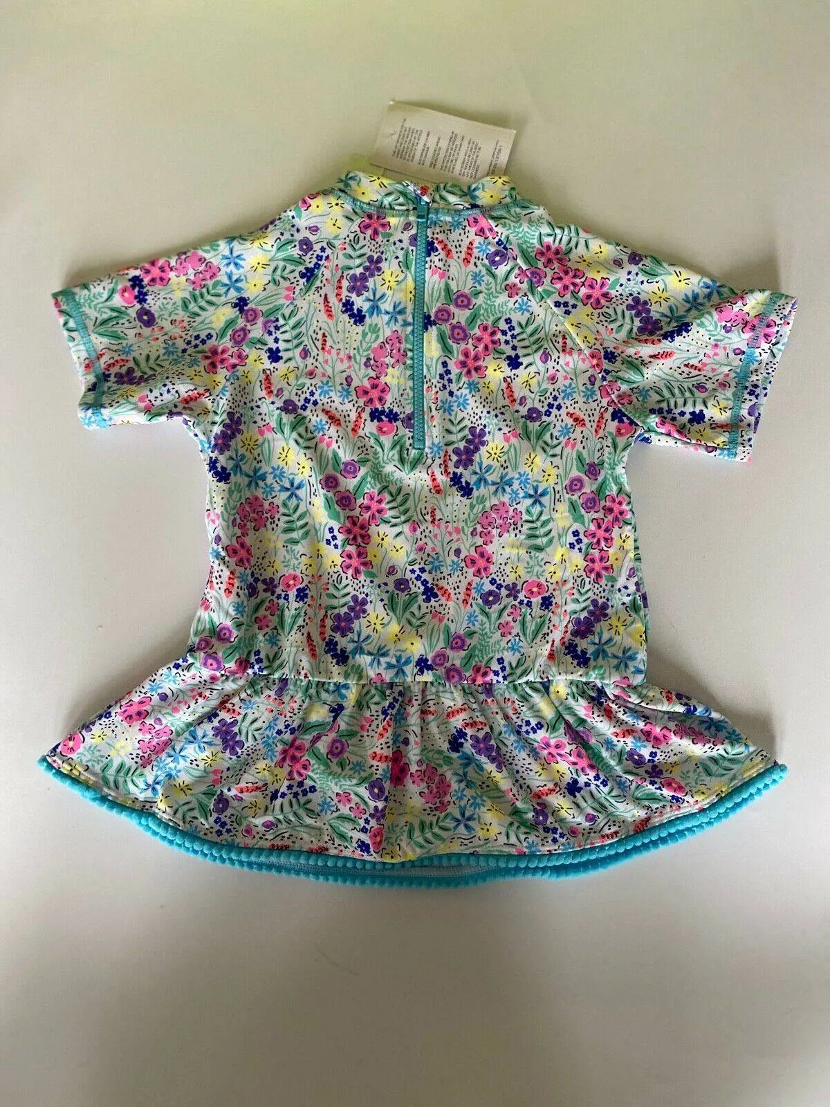 Girls VERY Neon Floral Sunsafe x2 Swimwear Tops Age 4-5 Bottoms are missing sold by Beagle Boutique product image thumbnail 5