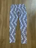 Peace Symbol White Leggings Size M/L 6 - 8 sold by Beagle Boutique