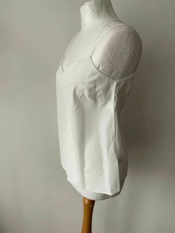New Look Delta Cami Size 10 White Cross double Strap sold by Beagle Boutique