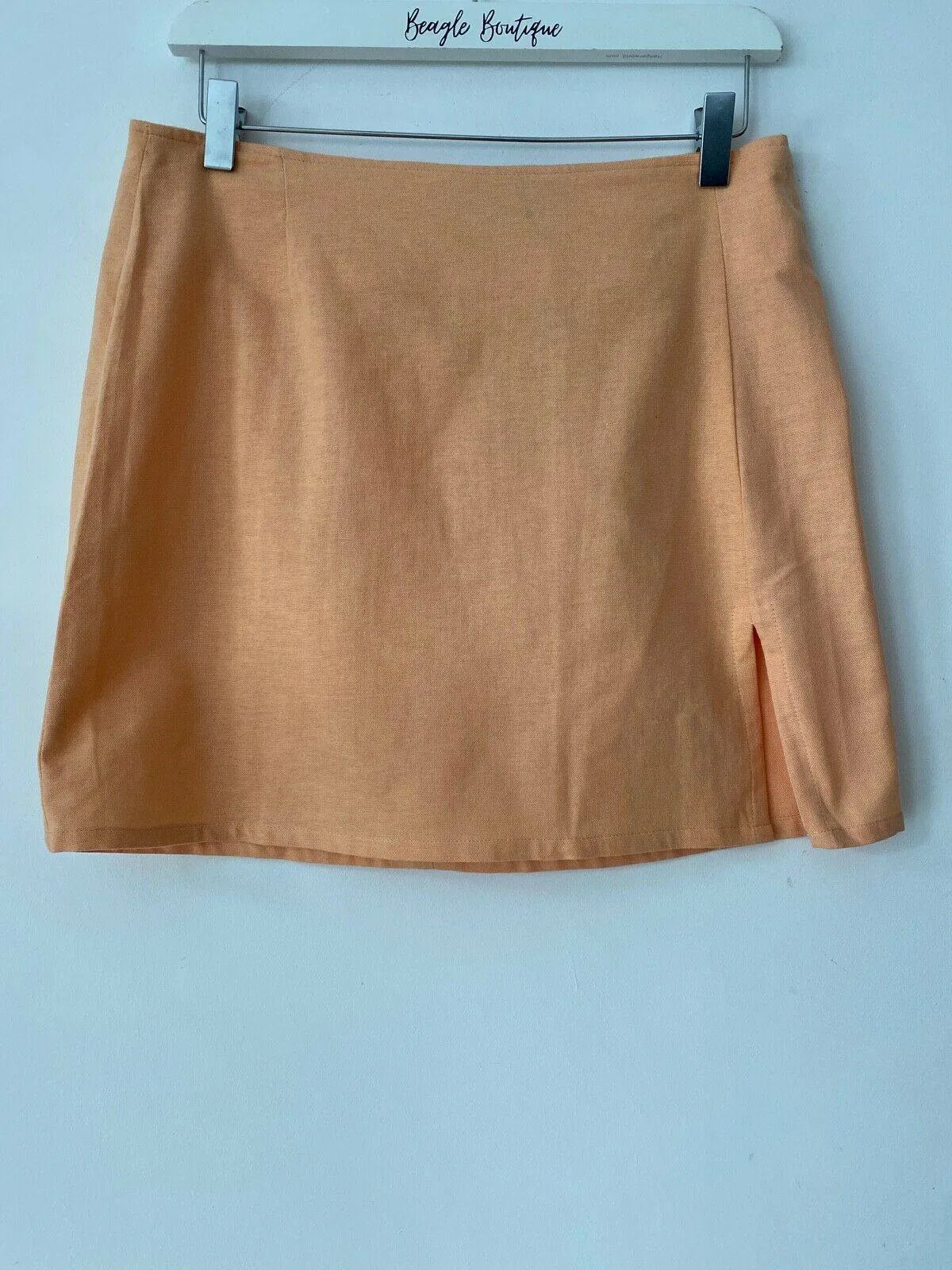 Motel Sheny Mini Skirt Soft Cataloupe Sizes XS 8, S 10, M 12, L 14 sold by Beagle Boutique product image thumbnail 5