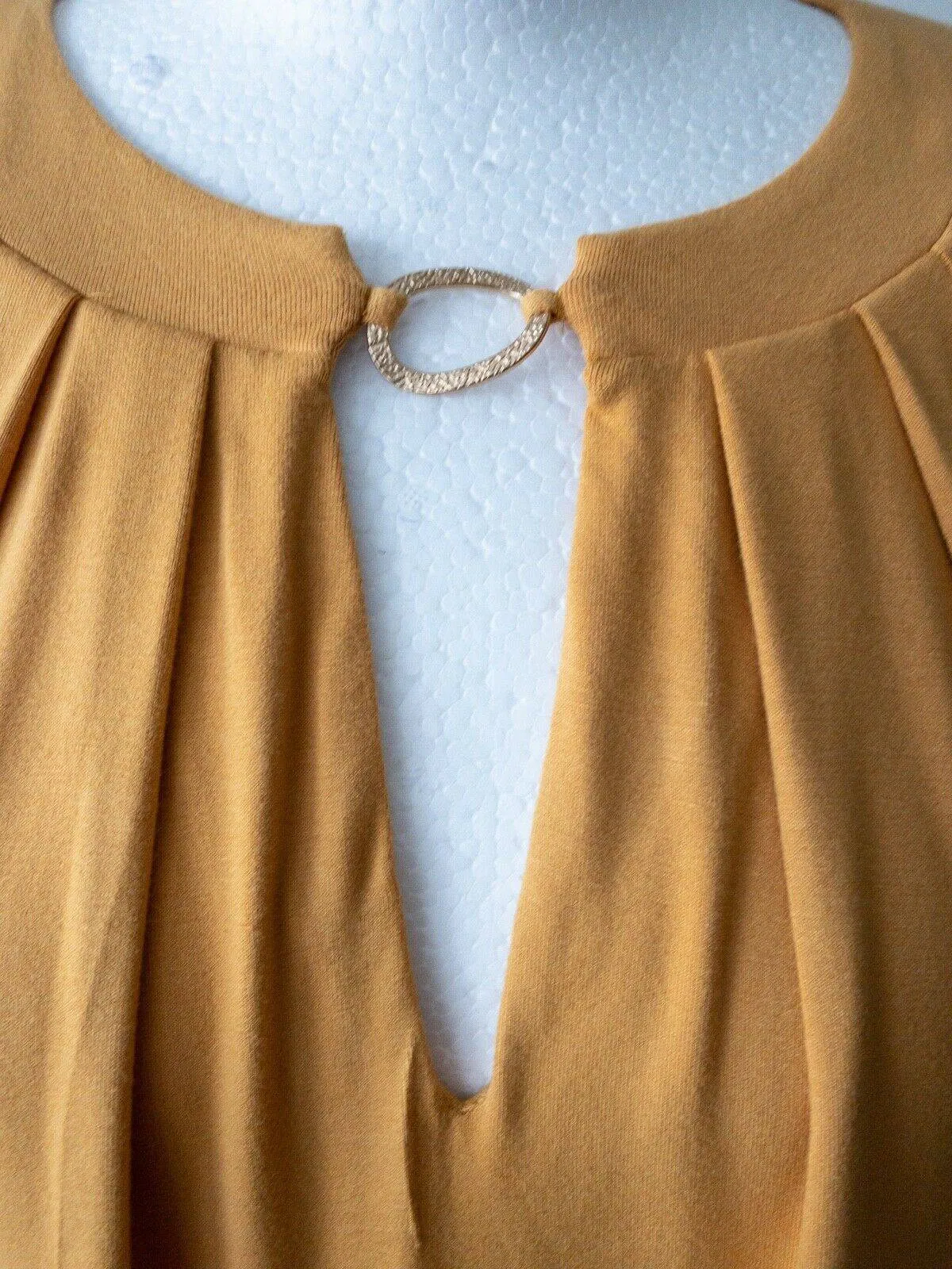 Mustard Yellow Flared Top Size 12 sold by Beagle Boutique