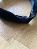 Ex. High St 2 x Black Velvet Knot Plain Headbands sold by Beagle Boutique