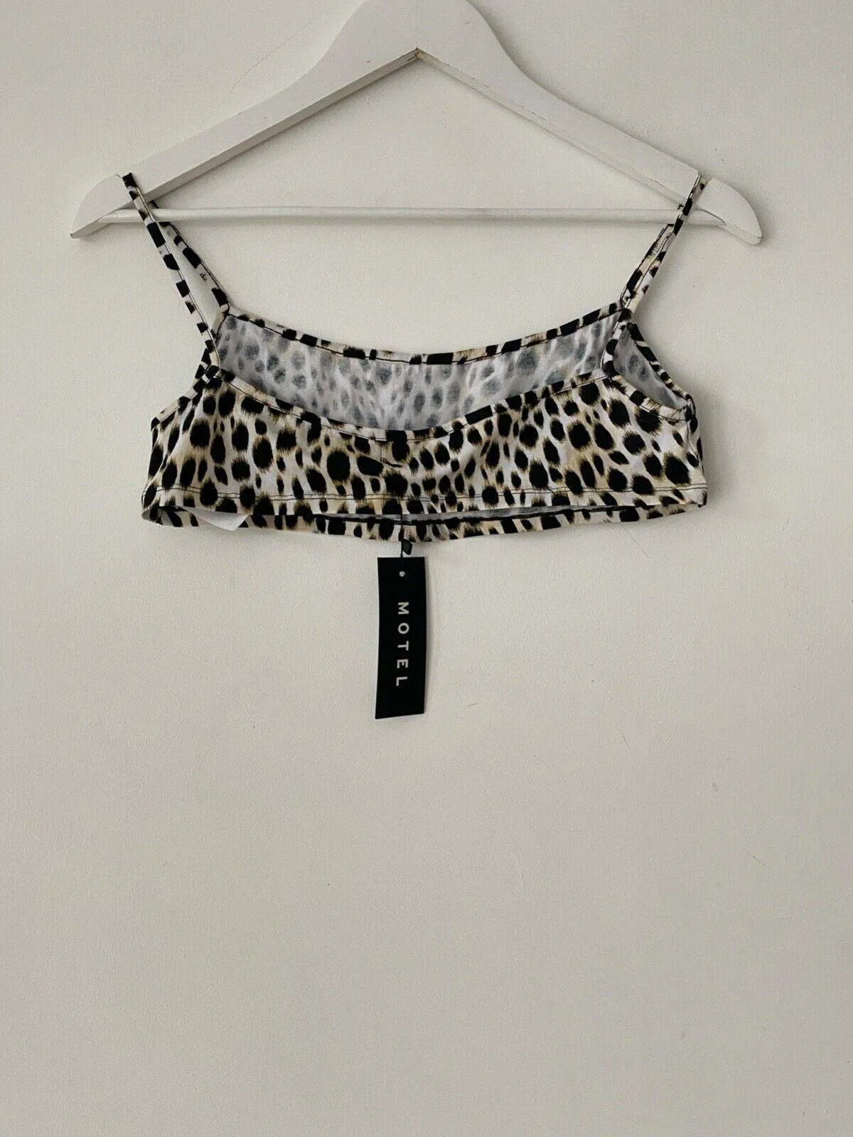 MOTEL Micro Top Cheetah Size M 12 UK sold by Beagle Boutique product image thumbnail 2