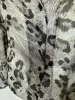 I SAW IT FIRST Sheer Animal Print Button Down / Blazer Shirt Size 8 sold by Beagle Boutique
