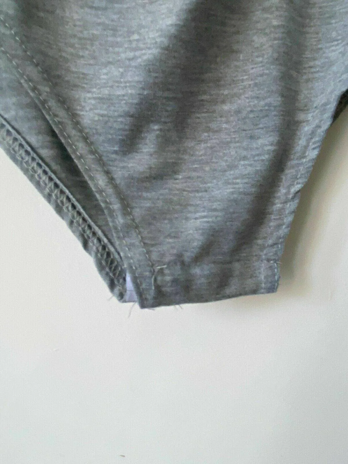 Catch-Mee Grey Bardot Frill Bodysuit Size S / M 6 - 8 Top sold by Beagle Boutique product image thumbnail 2