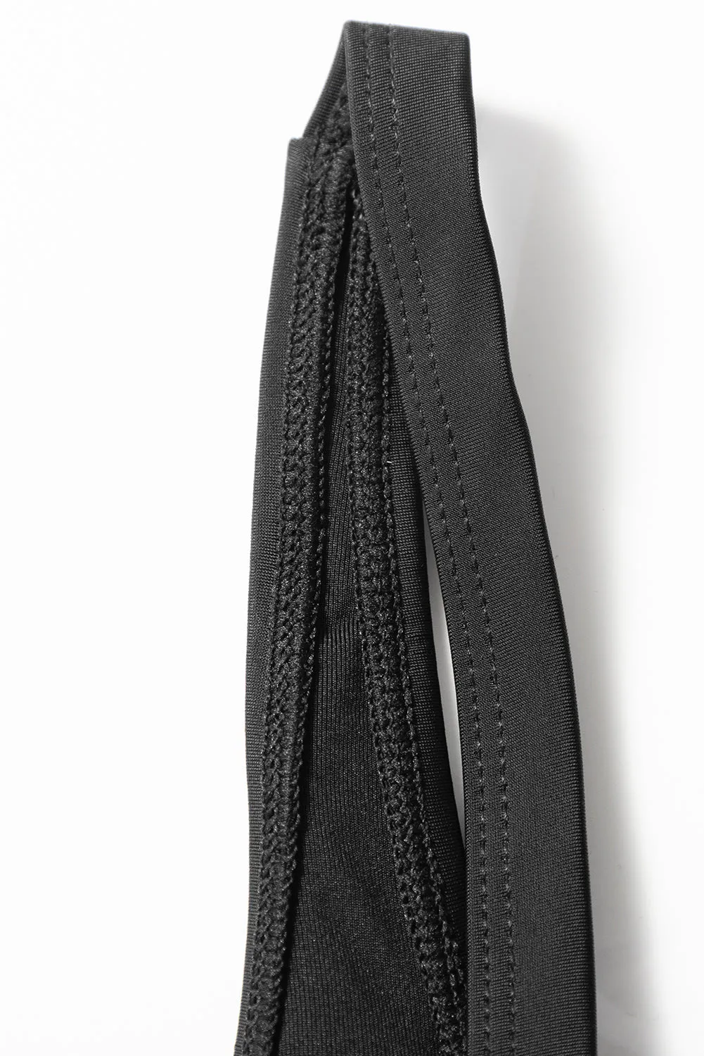 Black Side Tied Waist Square Neck Adjustable Straps A-line One Piece Swim Dress sold by Beagle Boutique product image thumbnail 3