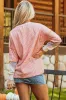 Multicolor Exposed Seam Colorblock Oversized Top sold by Beagle Boutique