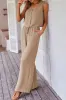 Goat Buttoned Vest Drawstring Wide Leg Trousers 2pcs Set Co-ord sold by Beagle Boutique