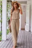 Goat Buttoned Vest Drawstring Wide Leg Trousers 2pcs Set Co-ord sold by Beagle Boutique