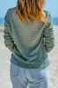 Fiery Red Waffle Knit Drop Shoulder Long Sleeve Top sold by Beagle Boutique