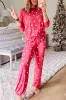 Fiery Red Valentines Heart Print Pants Set sold by Beagle Boutique
